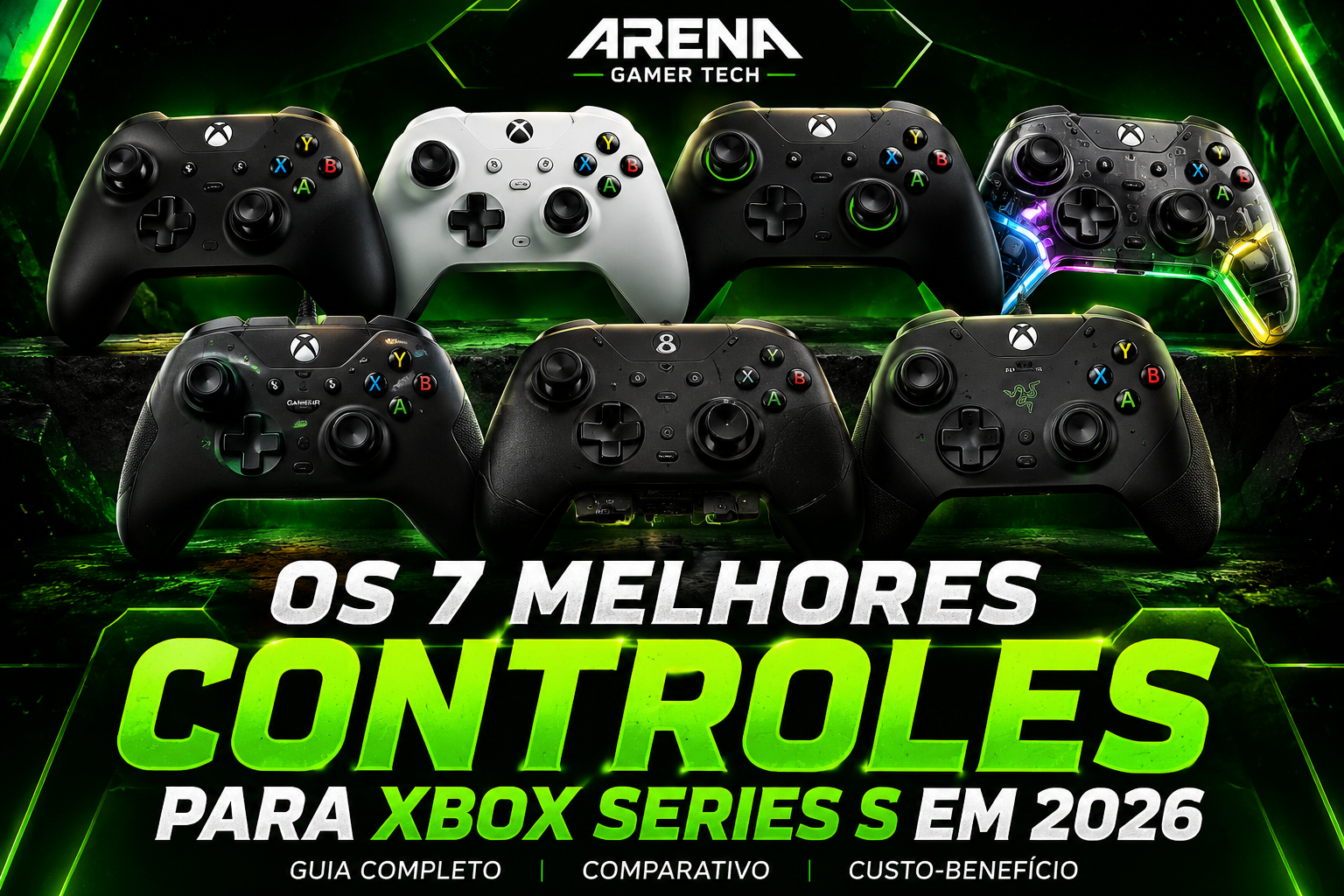 Os 7 Melhores Controles para Xbox Series S em 2026: Guia Completo para Escolher o Ideal